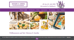Desktop Screenshot of maison-et-jardin.de