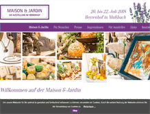 Tablet Screenshot of maison-et-jardin.de